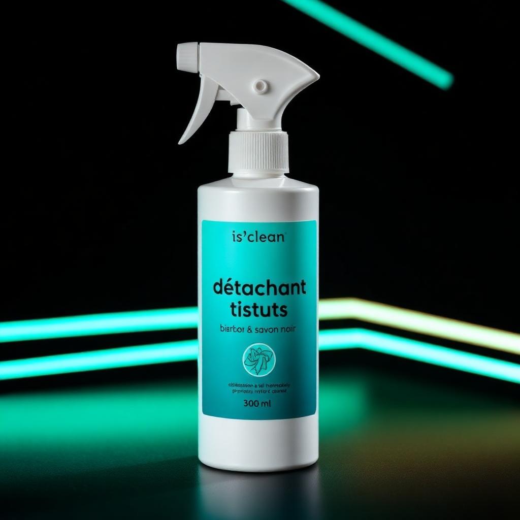 Détachant tissus bicarbonate & savon noir · 300 ml